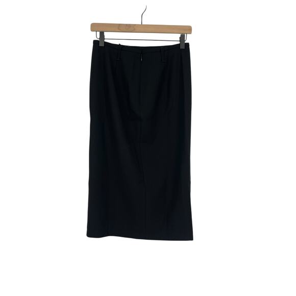 J.Crew Pencil midi skirt in four-season stretch Black Size 0 NWT Power Workwear - Picture 6 of 7